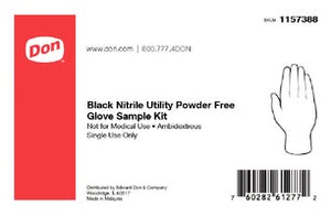 DON POWDER FREE BLUE NITRILE UTILITY GLOVES 100CT-50 PAIRS - Florida Mask Supply