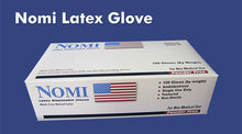 Load image into Gallery viewer, NOMI POWDER FREE DISPOSABLE LATEX GLOVES 100CT-50 PAIRS - Florida Mask Supply
