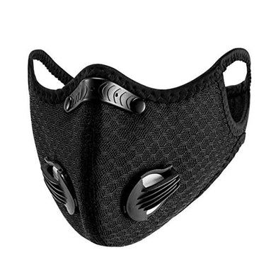 Sports Mask Black PM2.5 Carbon Filter Mesh Wholesale Cheapest, Buy Now, In Stock, USA, Wholesaler, Distributor,